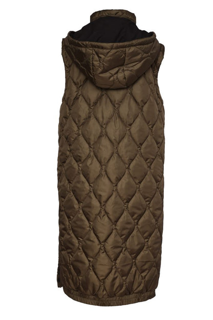 Naya Long Quilted Waistcoat