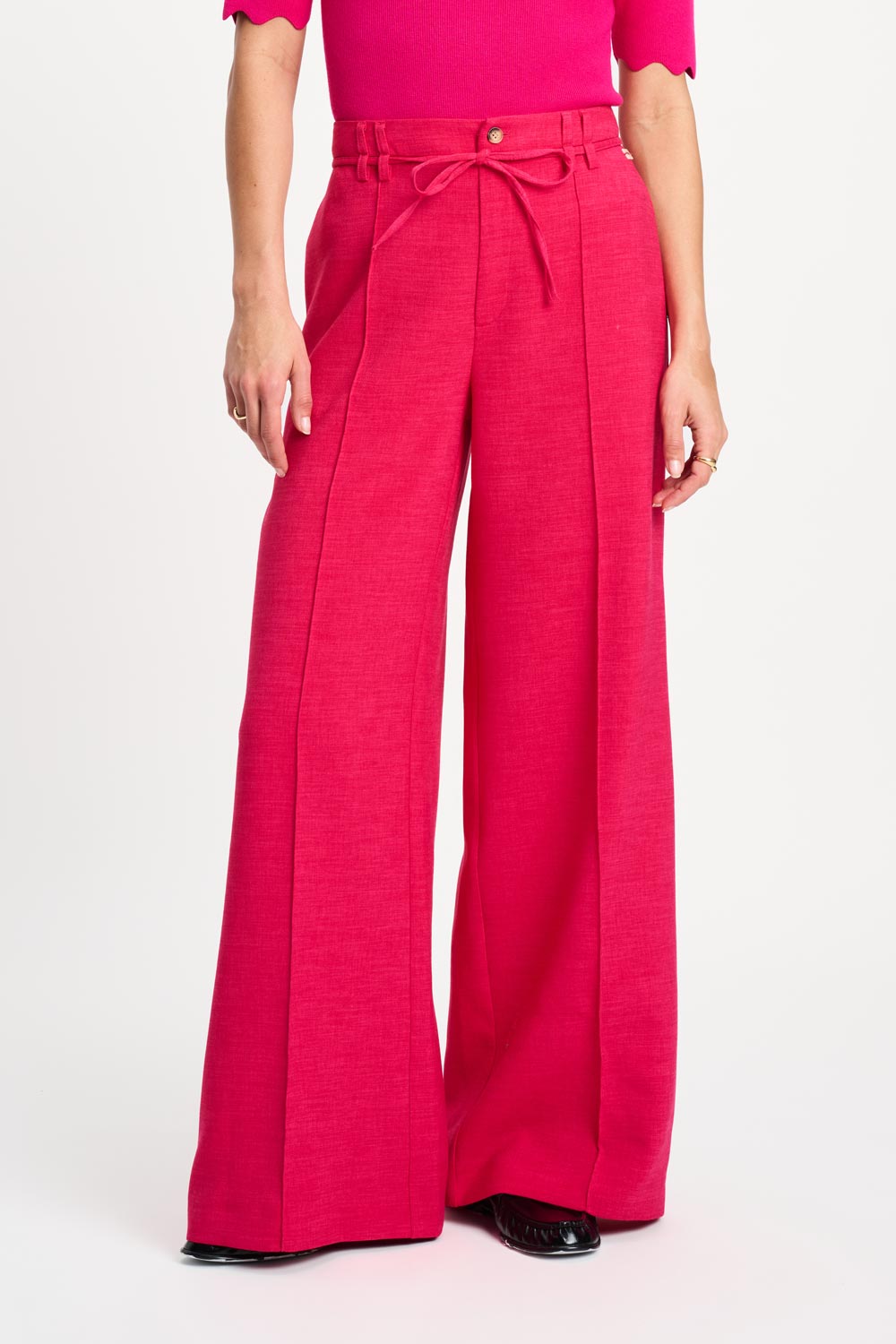 Pom Amsterdam PANTS - Jess Bright Rose