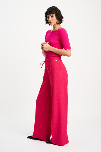 Pom Amsterdam PANTS - Jess Bright Rose