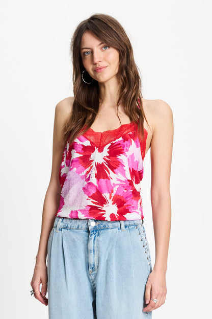 Pom Amsterdam Cami Bubble Bloom Top