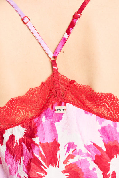Pom Amsterdam Cami Bubble Bloom Top