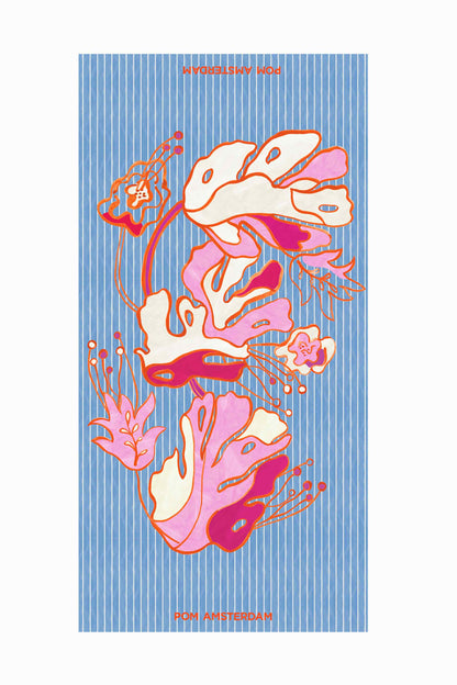 Pom Amsterdam Shawl Linen Urban Flora