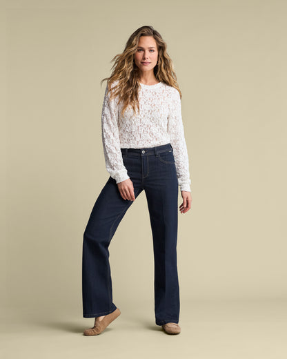 Red Button Colette Denim