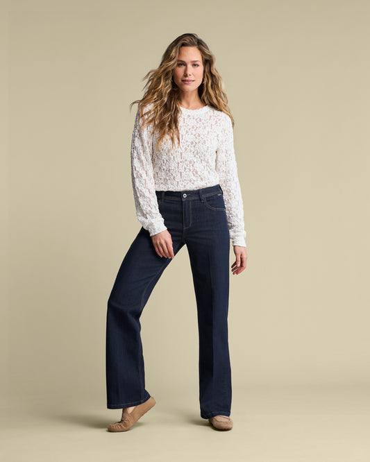Red Button Colette Denim