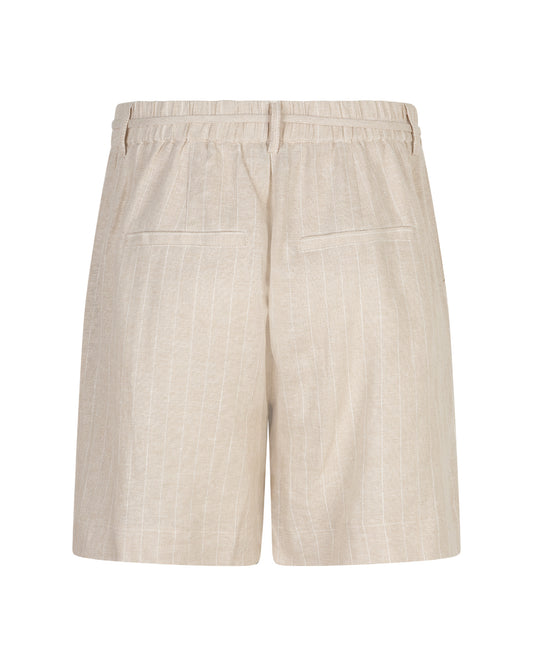 Red Button Cami Shorts Pinstripe