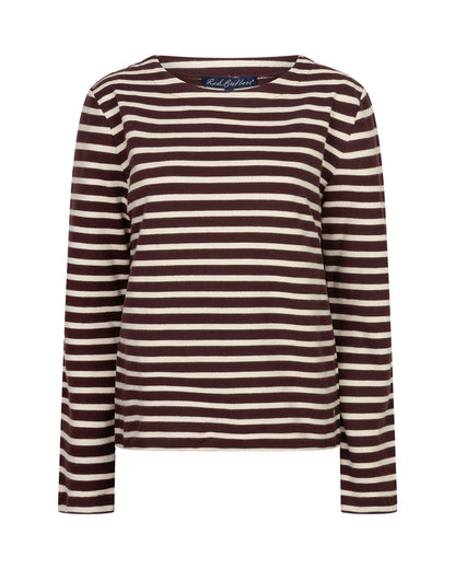 Red Button Terry burgundy top