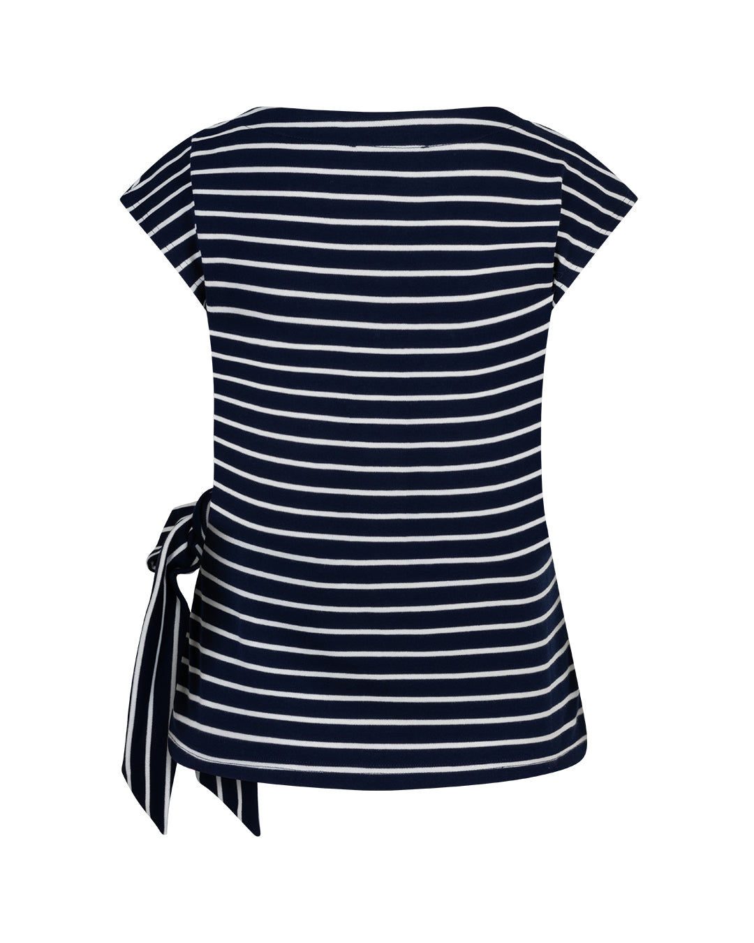 Red Button Terry Stripe With Knot