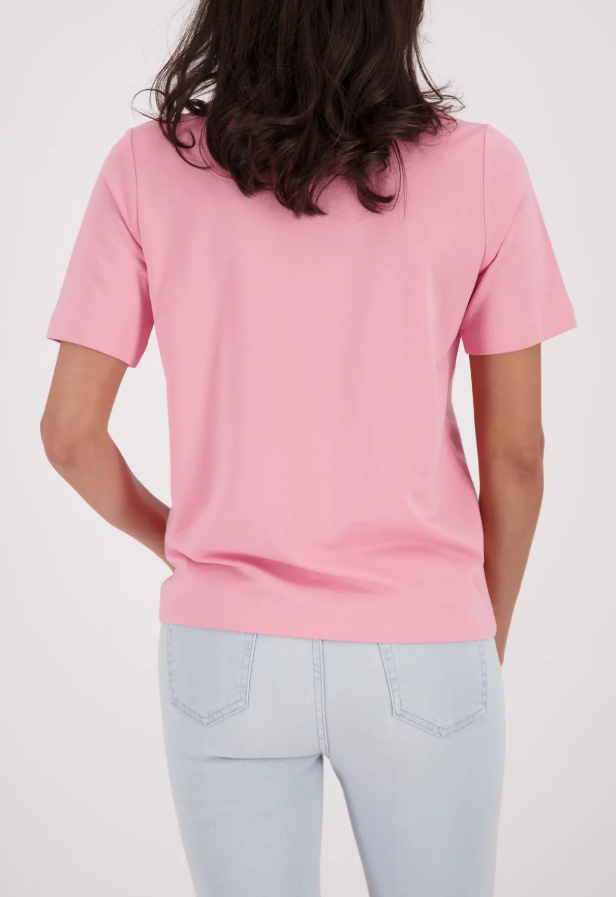 Monari T-shirt with 3D flowers