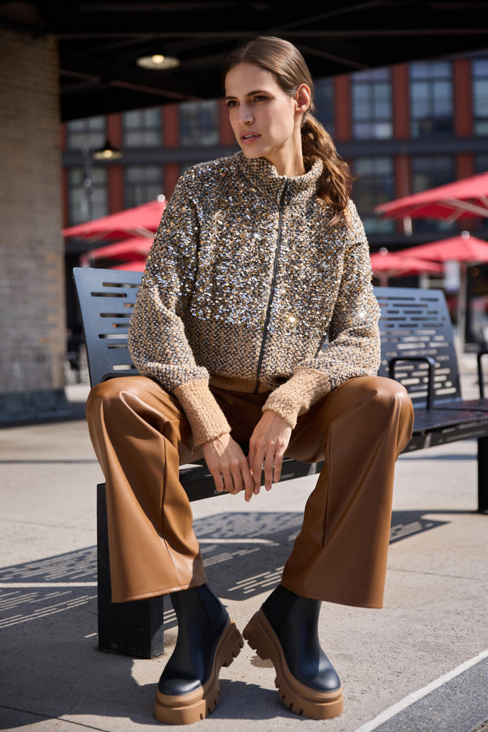 Sequins Cardigan made from high quality cotton blend