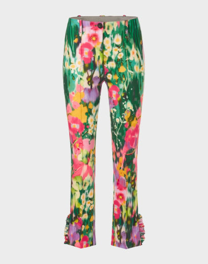 Marccain Green mix Scuba Pants