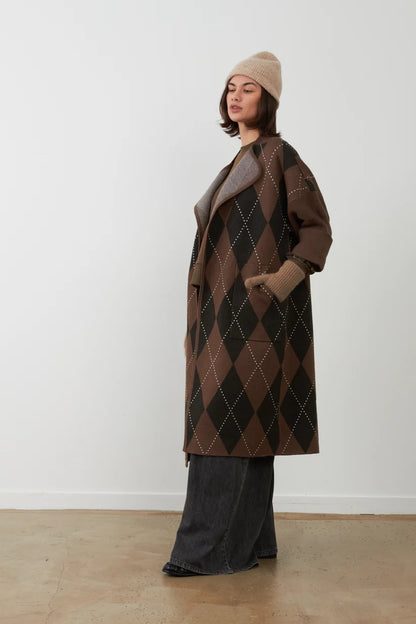 Orfeo Koh Brown Long Cardigan/Coat