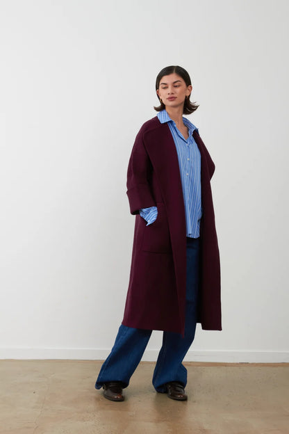 Orfeo Koh Wine Cardigan