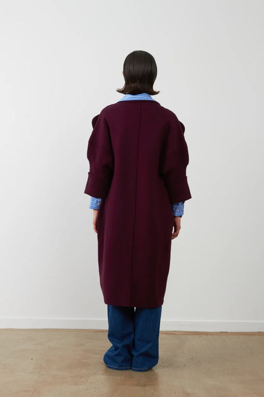 Orfeo Koh Wine Cardigan