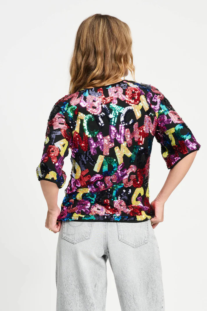 Pom Amsterdam Top Splashing Letters