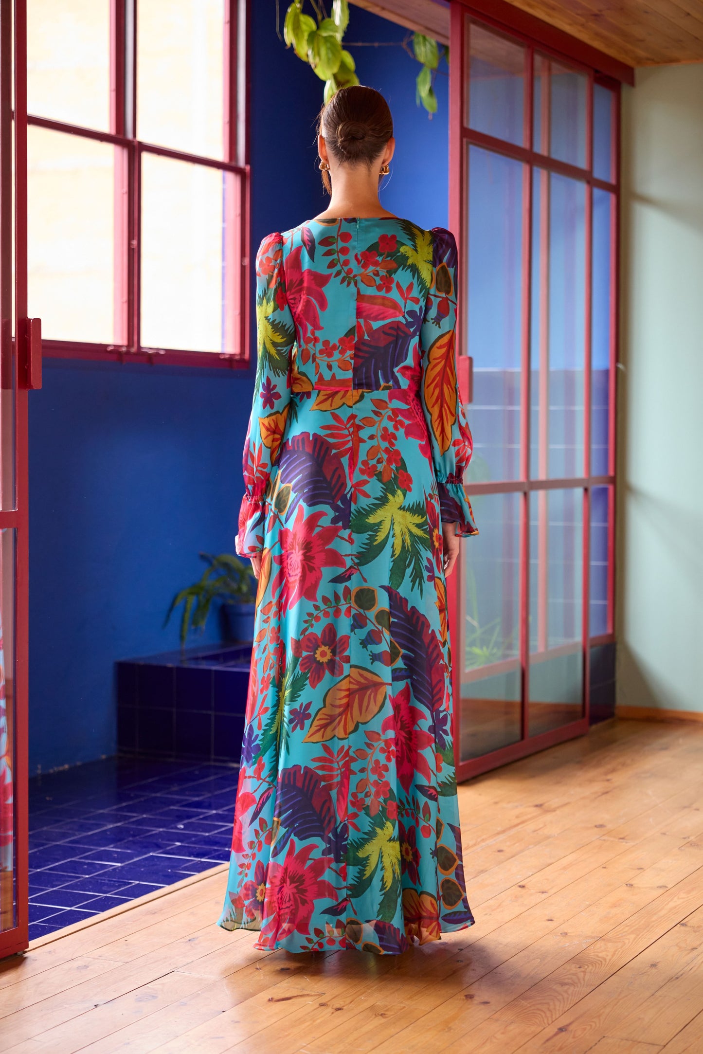 Carla Ruiz Tropical Maxi Dress