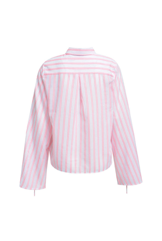 Milano Italy Shirt With Gathered Sleeve